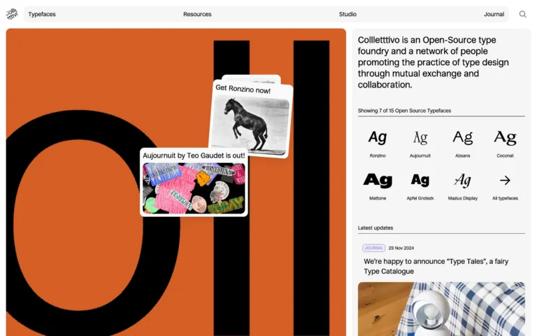 Collletttivo — open-source type foundry