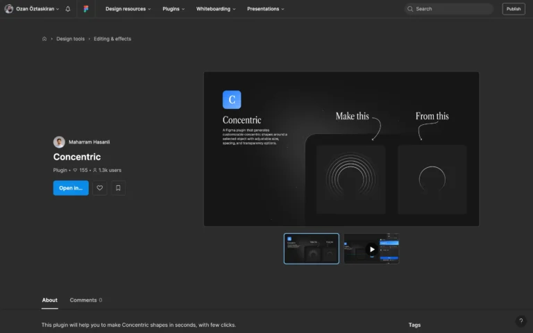 Concontric – Create Concentric Shapes