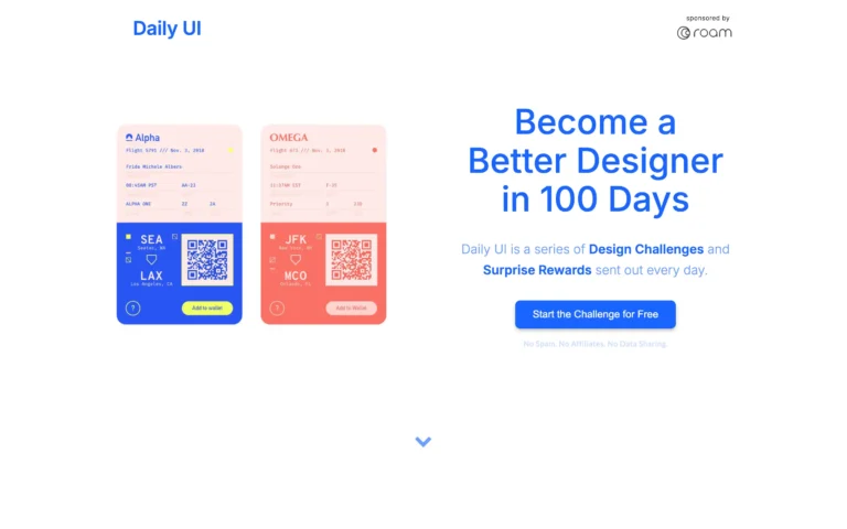 Daily UI – Design Challenge, Inspiration, and Resources