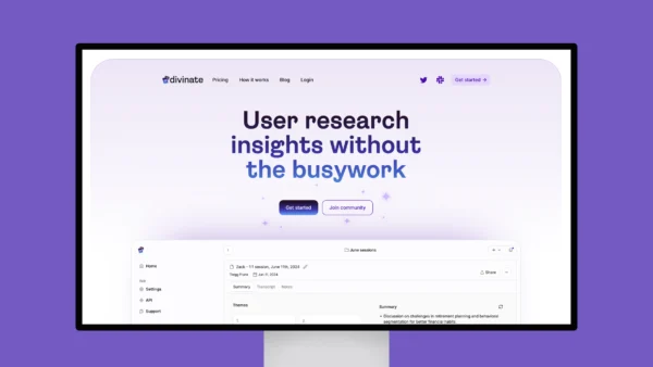 Divinate – Uncover user research insights with AI