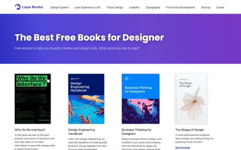 Lapa Books – Free Essential eBooks for Unicorn Designers