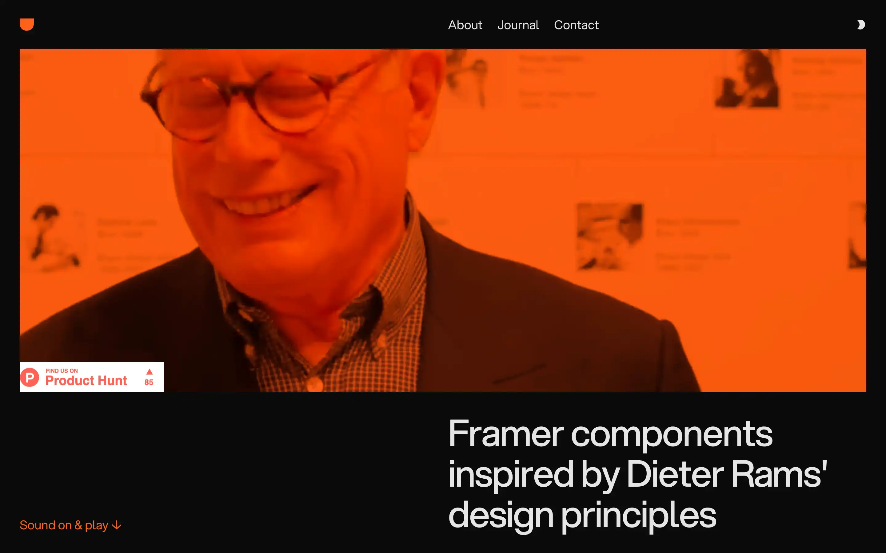 Framer components inspired by Dieter Rams' design principles