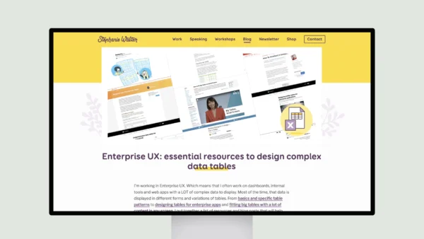 Enterprise UX: essential resources to design complex data tables