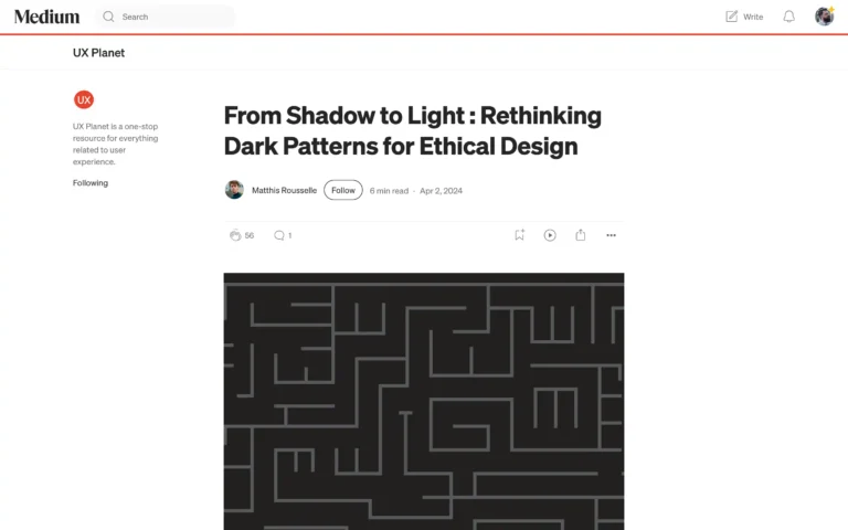 From Shadow to Light : Rethinking Dark Patterns for Ethical Design
