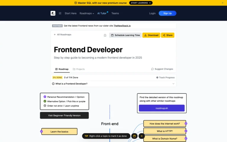 Frontend Developer Roadmap