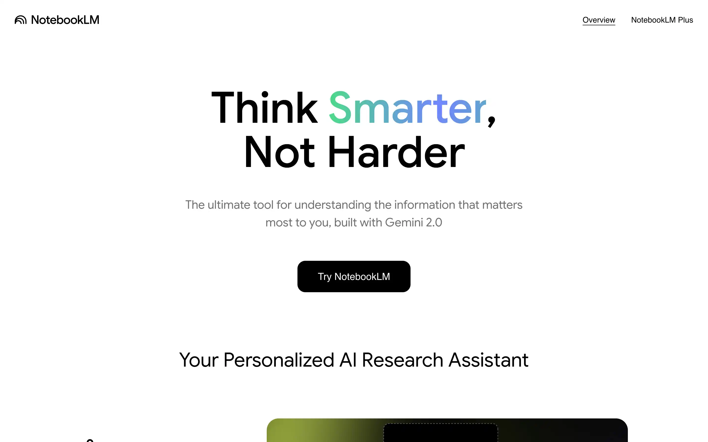 NotebookLM: AI Research Assistant, Think Smarter, Not Harder