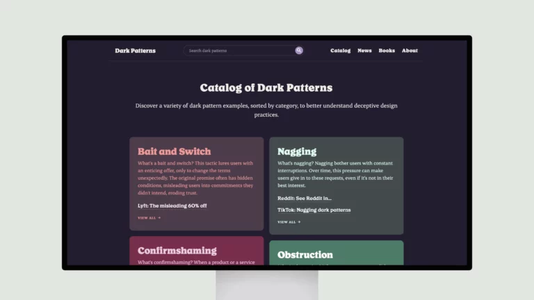 Hall of Shame – Collection of Dark Patterns and Unethical Design