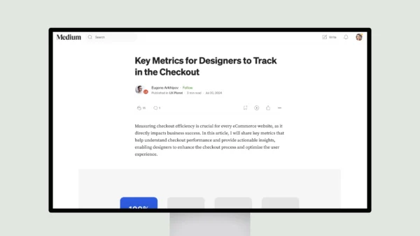 Key Metrics for Designers to Track in the Checkout