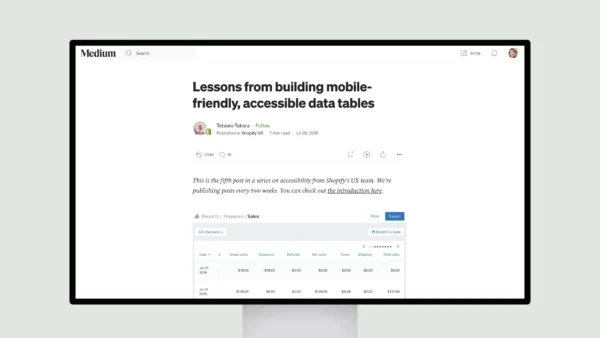 Lessons from building mobile-friendly, accessible data tables