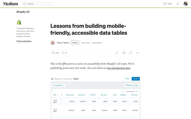 Lessons from building mobile-friendly, accessible data tables