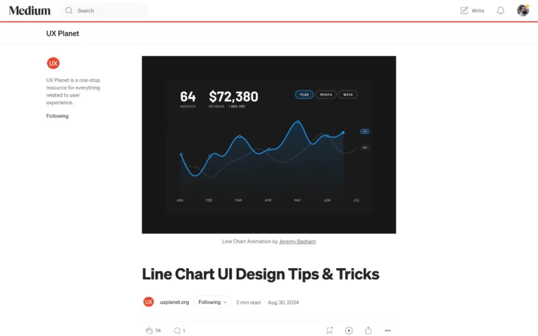 Line Chart UI Design Tips & Tricks