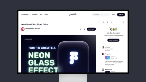 Neon Glass Effect Figma Guide