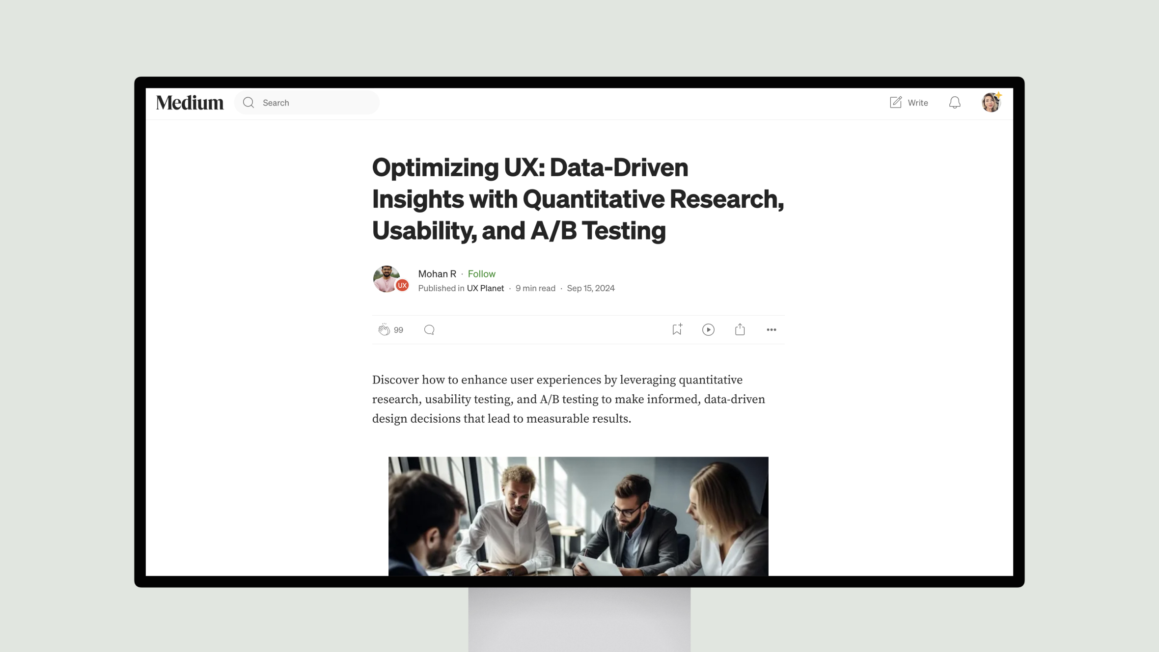 Optimizing UX: Data-Driven Insights with Quantitative Research, Usability, and A/B Testing