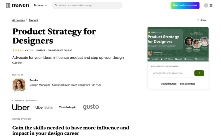 Product Strategy for Designers