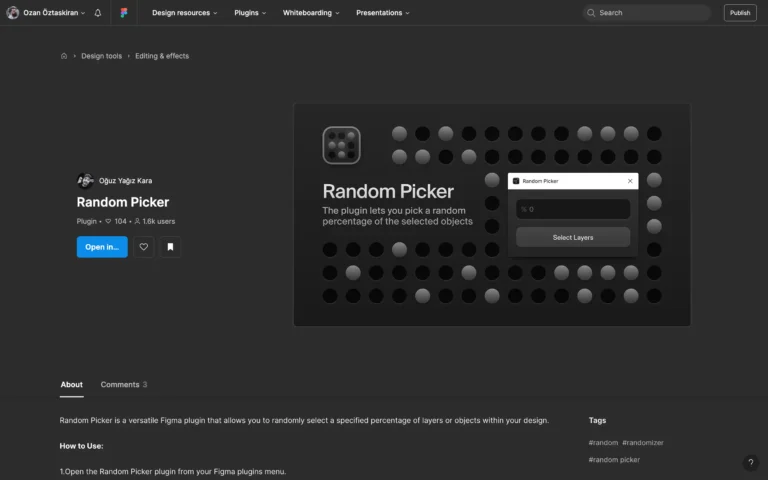 Random Picker – pick a random percentage of selected objects