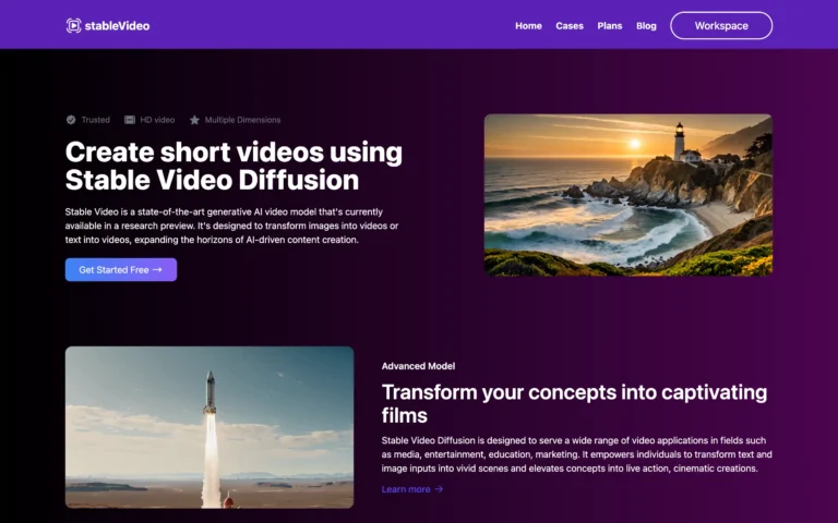 Stable Video Diffusion Online – Convert Images and Text into Videos