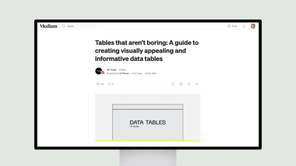 Tables that aren’t boring: A guide to creating visually appealing and informative data tables