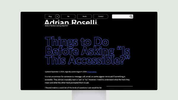 Things to Do Before Asking “Is This Accessible?”