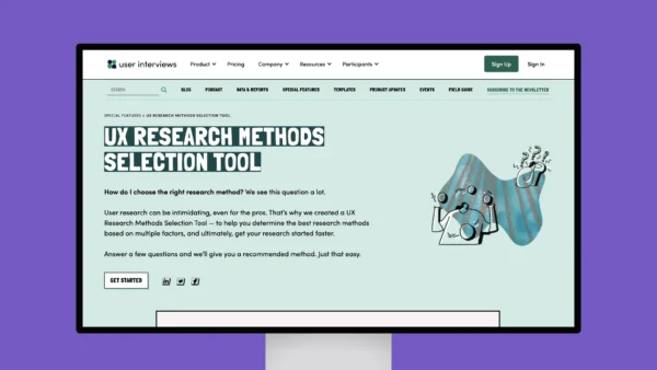 UX Research Methods Selection Tool