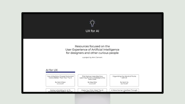 UX for AI