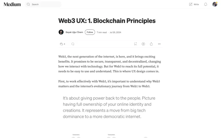 Web3 UX: 1. Blockchain Principles