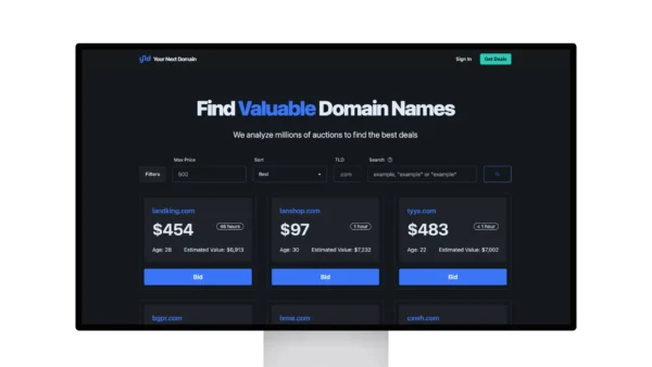 Your Next Domain – Find Valuable Domain Names