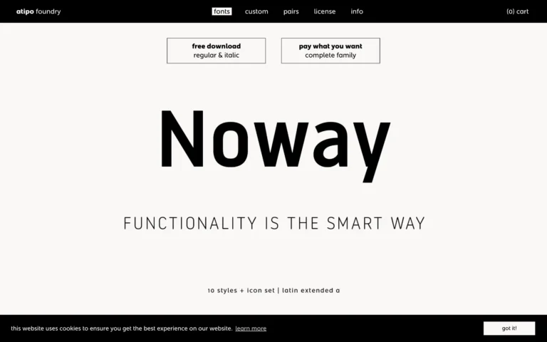 Noway Font Family