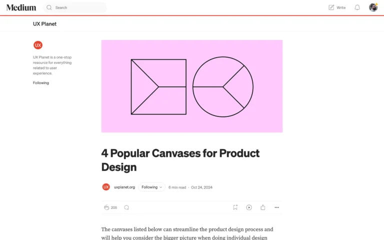 4 Popular Canvases for Product Design