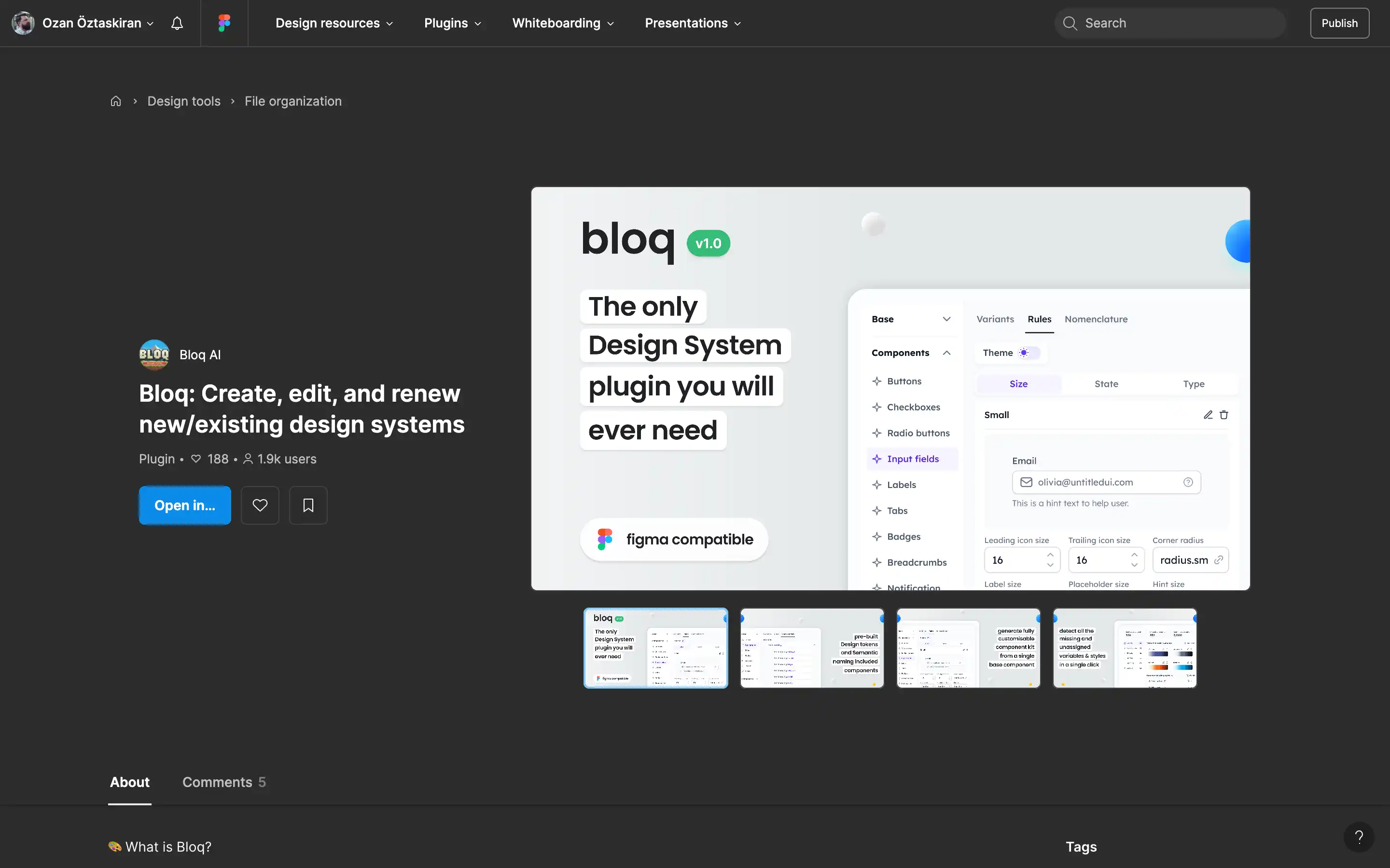 Figma plugin for creating design systems easily.