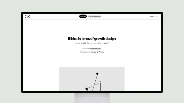 Ethics in times of growth design