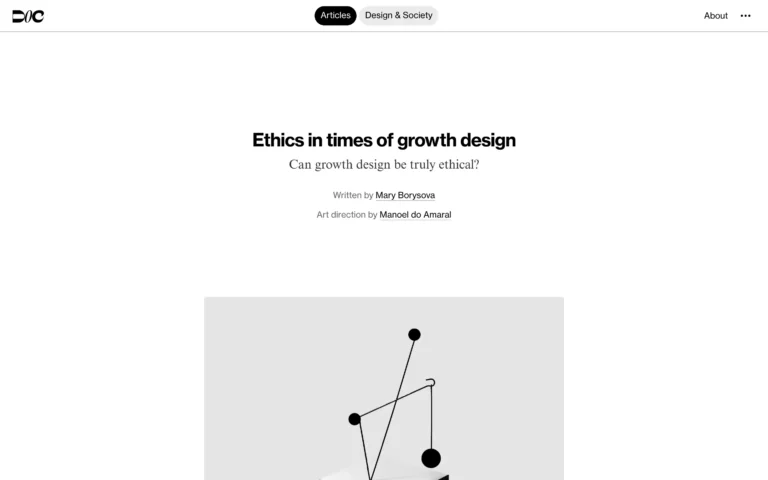 Ethics in times of growth design