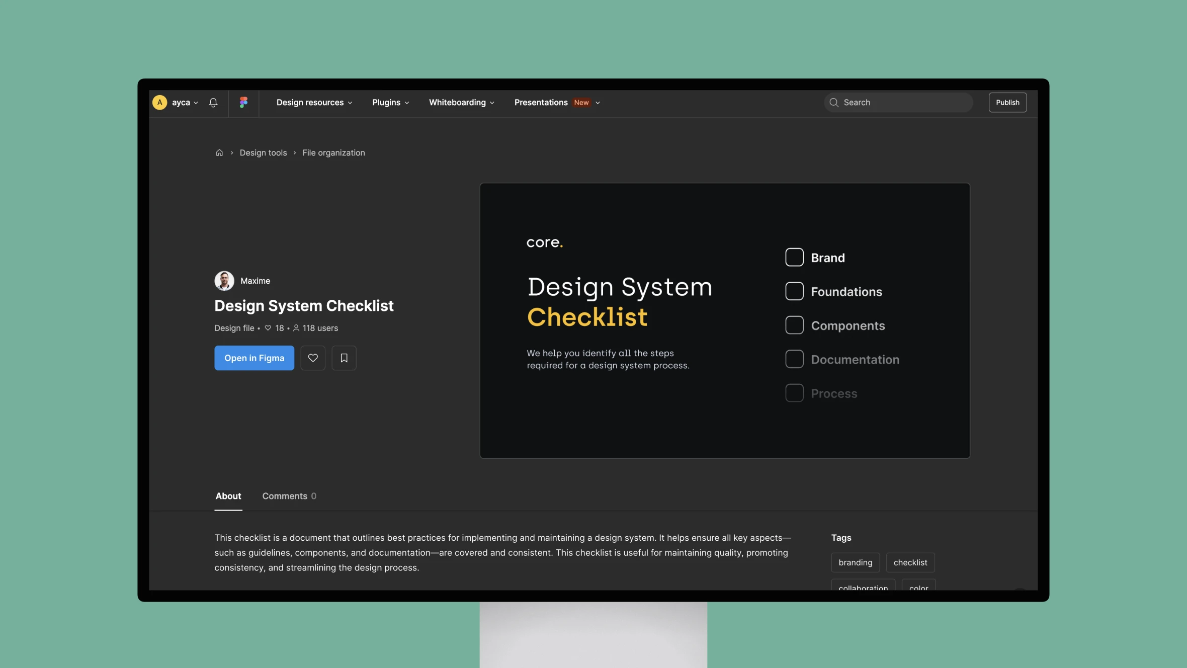 Design System Checklist