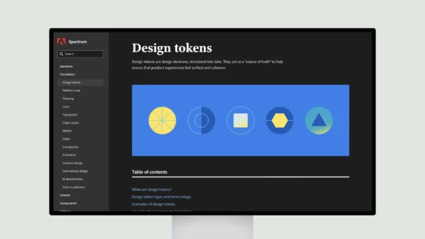 Design tokens – Spectrum