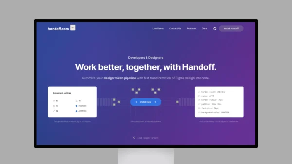 Handoff – Automated Design Handoff & Token Documentation