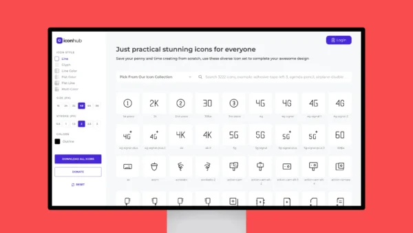 IconHub – Practical stunning icons for everyone