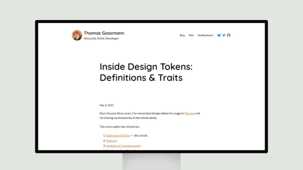 Inside Design Tokens: Definitions & Traits