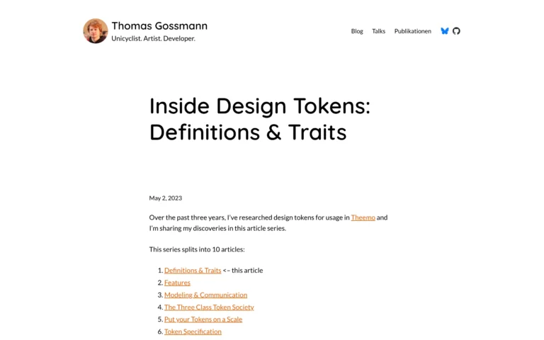 Inside Design Tokens: Definitions & Traits