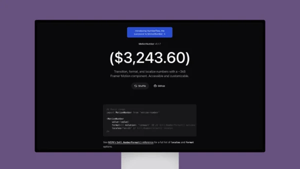 MotionNumber for Framer Motion