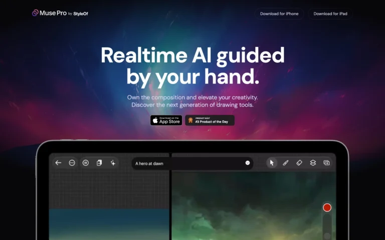 MusePro – Realtime AI guided by your hand