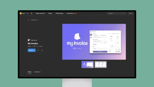 My Invoice – Create and customize invoices directly in Figma