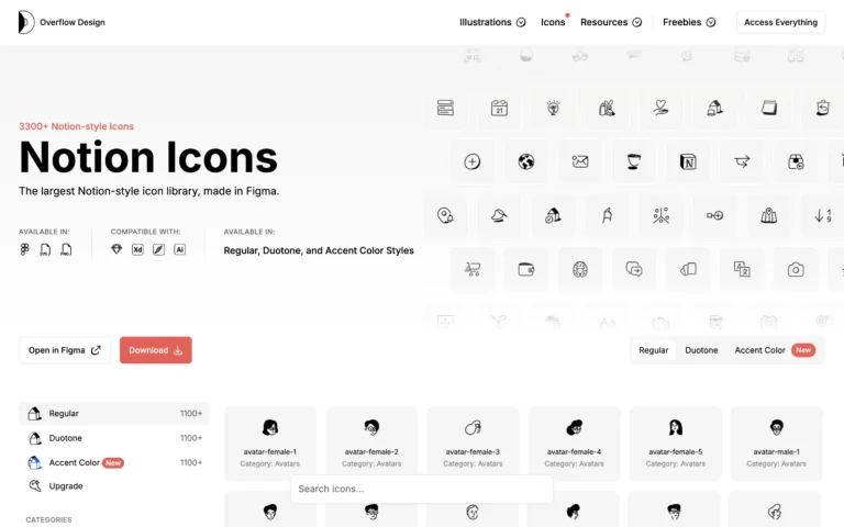 Notion Icons – 4550+ Notion-style Illustrations, Icons and Wallpapers