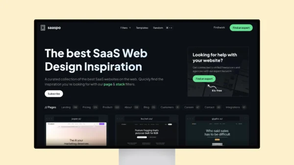 Saaspo – The best SaaS Web Design Inspiration