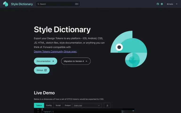 Style Dictionary – Export your Design Tokens to any platform