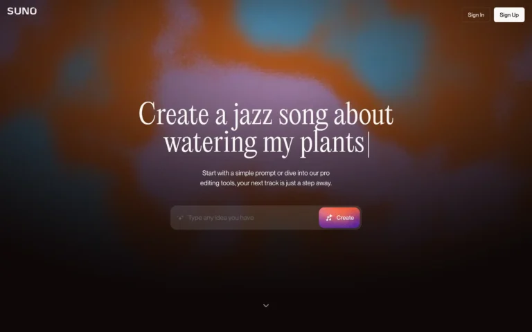 Suno – Make a song about anything