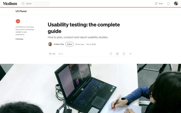 Usability Testing: The Complete Guide