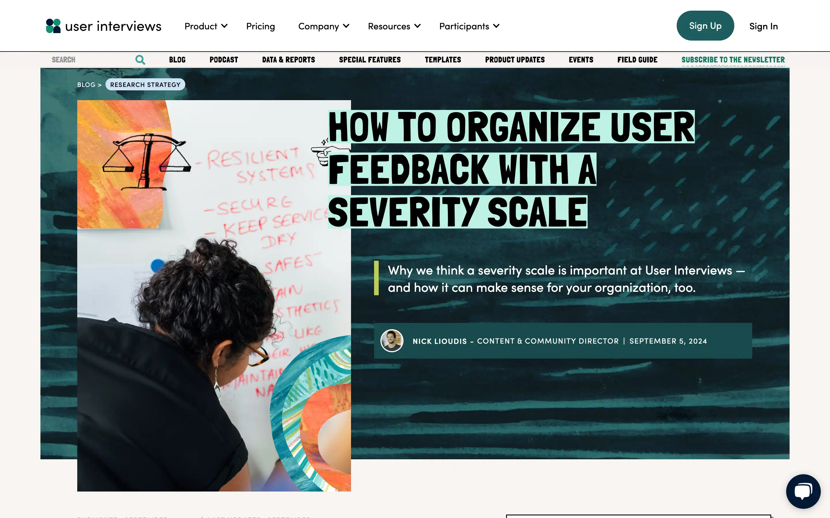 Guide: Organize User Feedback Using Severity Scale