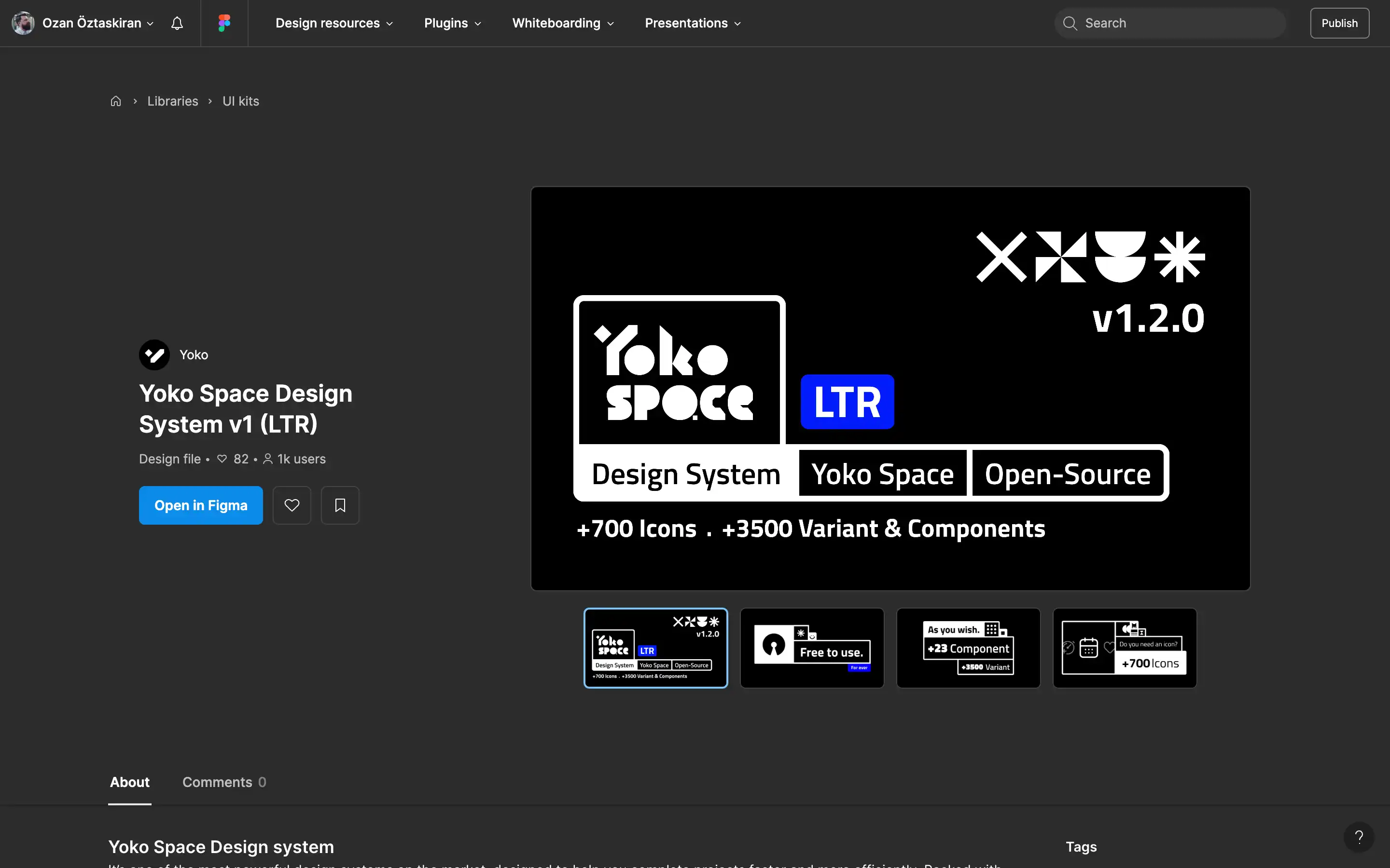 Yoko Space Design System v1 LTR overview