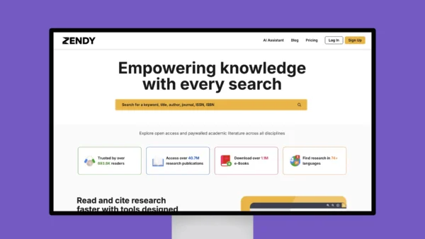 Zendy AI-Powered Research Library