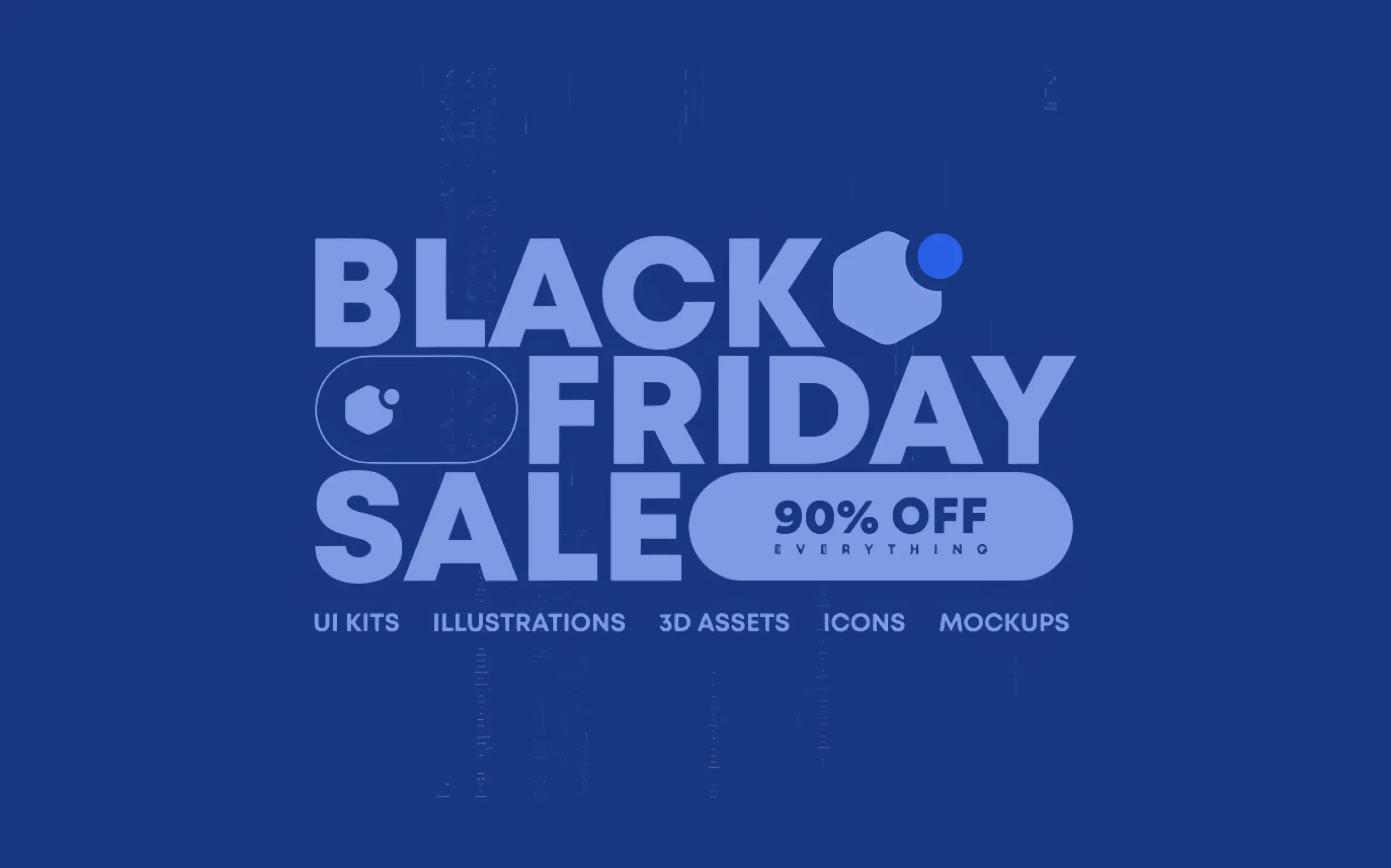 Black Friday Sale 90% off promotional banner