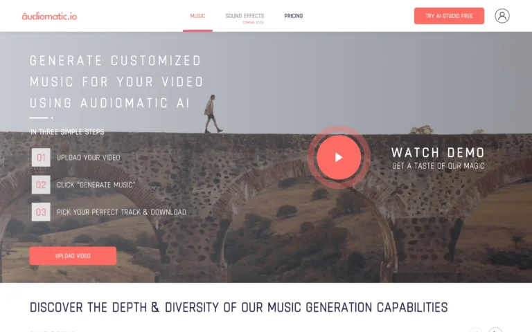 Audiomatic – Generate custom music for your video